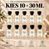 10X 30ml Parfumflessen