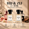 Hij & Zij – 2X 50ml Parfumflesjes