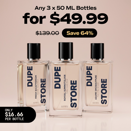 3X 50ml Perfume Bottles