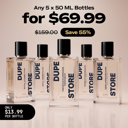 5X 50ml Perfume Bottles